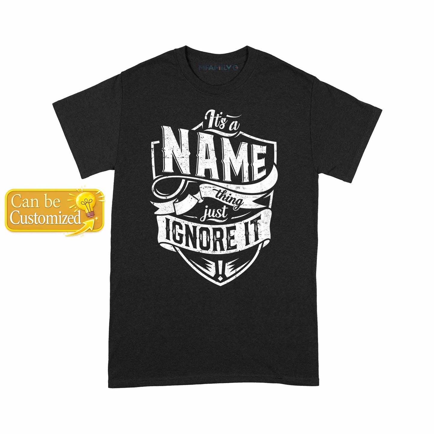 Personalized Name Just Ignore It Unisex T-Shirt