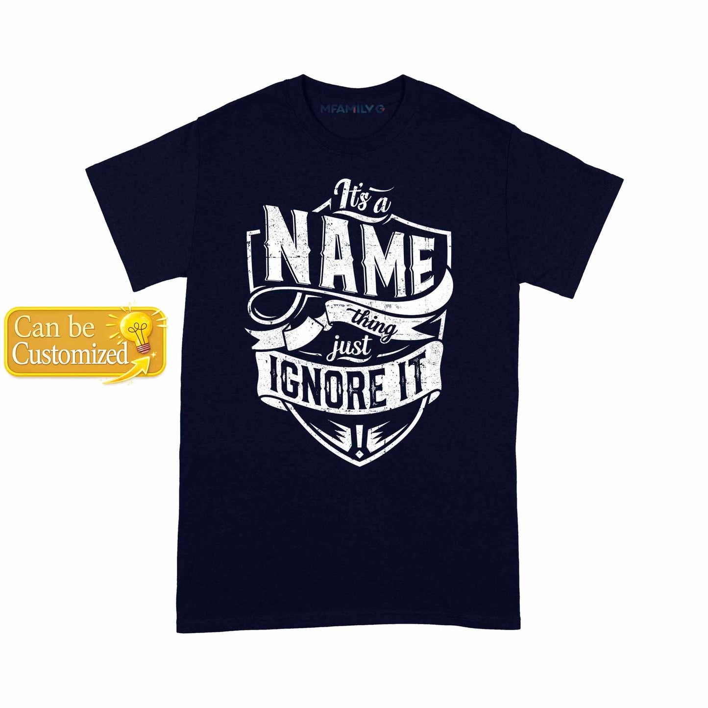 Personalized Name Just Ignore It Unisex T-Shirt