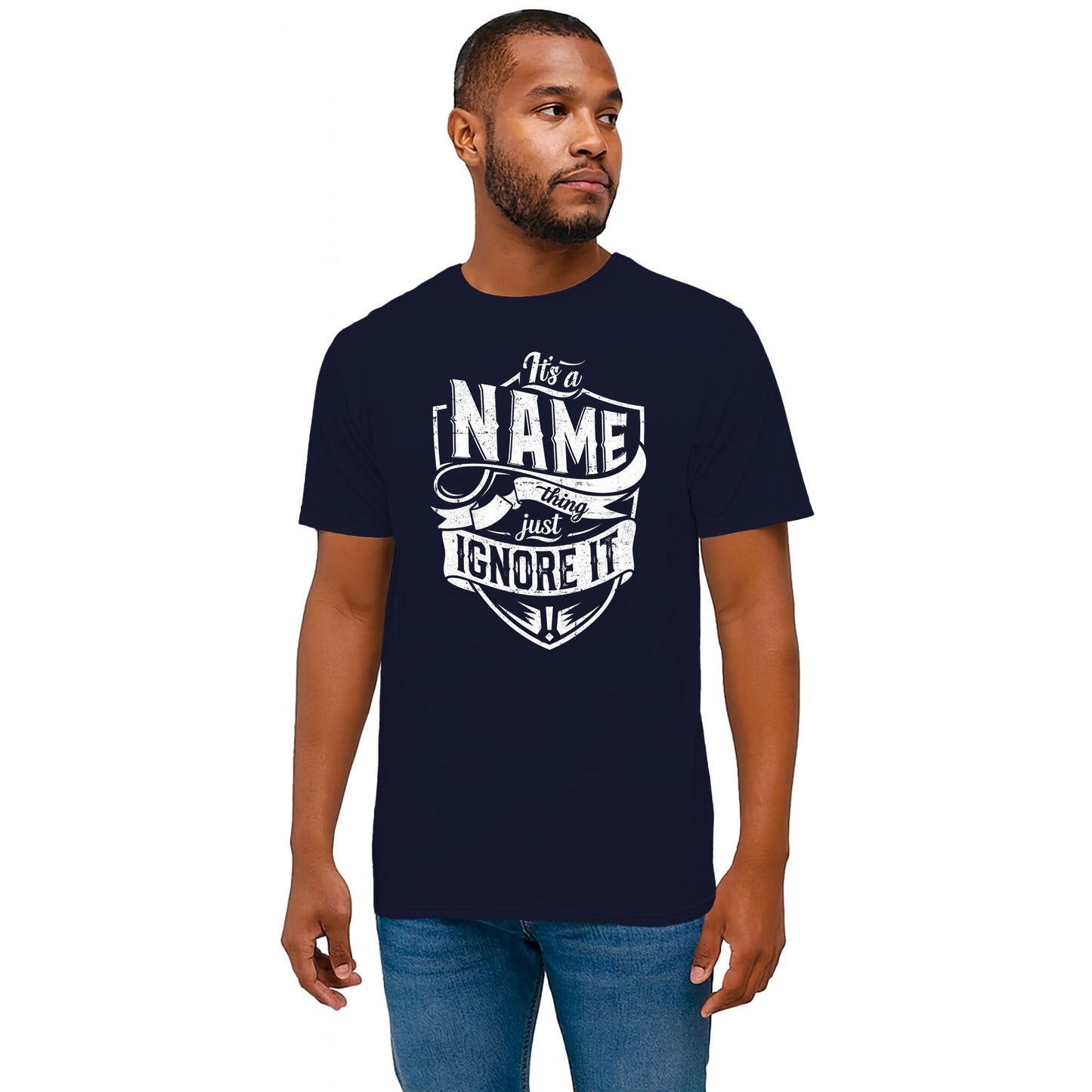 Personalized Name Just Ignore It Unisex T-Shirt